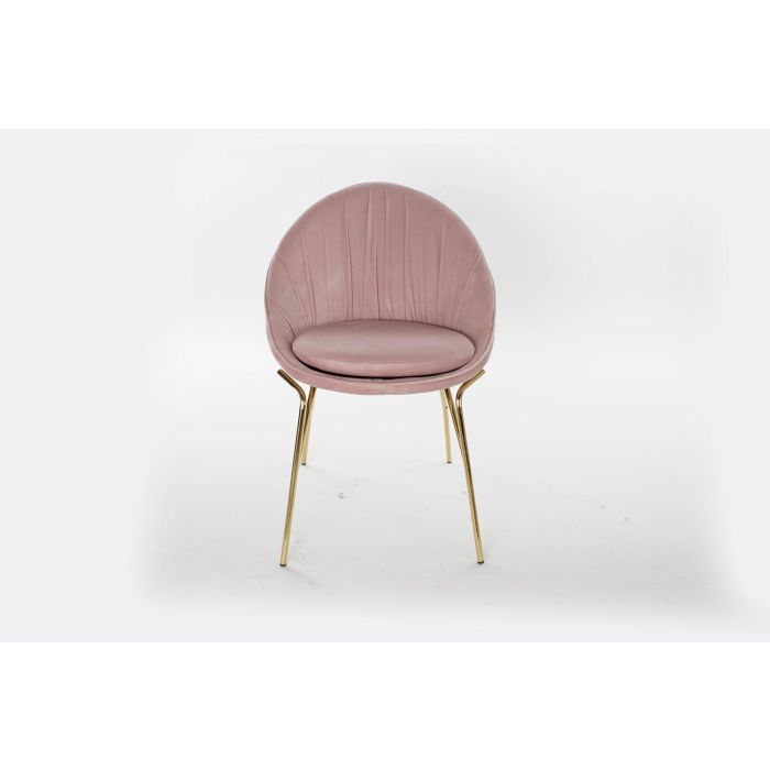 DKD Home Decor Silla Glam Rosa 60 x 85 x 60 cm 4