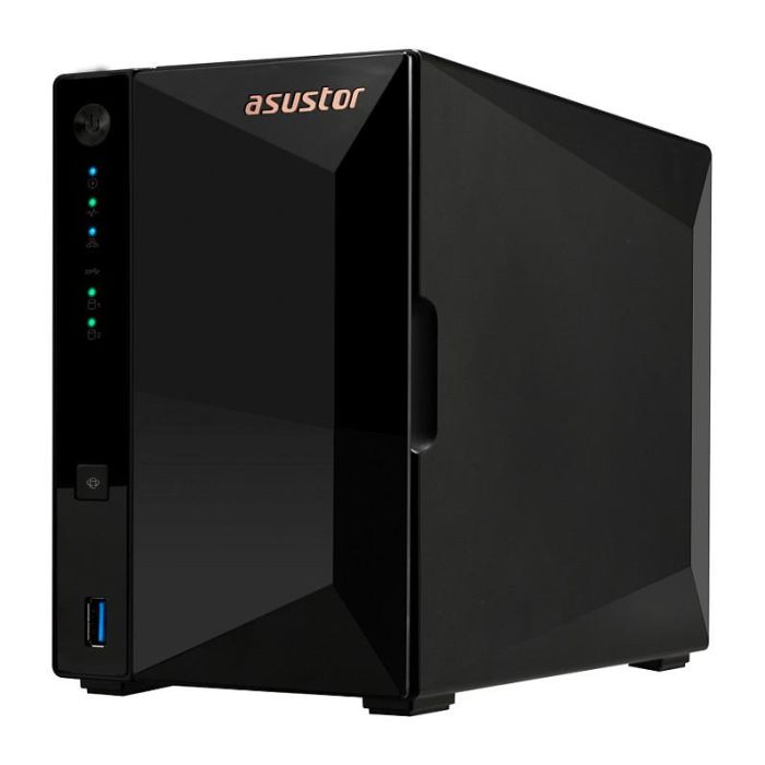 Asustor Servidor NAS 2 Bahías Quad-Core 2.5GbE 2GB DDR4 RAM 4