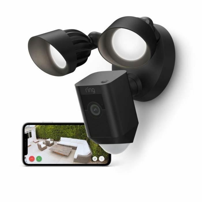 Ring Floodlight Cam Wired Plus - Cámara de seguridad para exteriores con proyectores LED ultra brillantes y sirena antirrobo integrada - Negro 4 Ring Floodlight Cam Wired Plus - Cámara de seguridad para exteriores con proyectores LED ultra brillantes y sirena antirrobo integrada - Negro 4