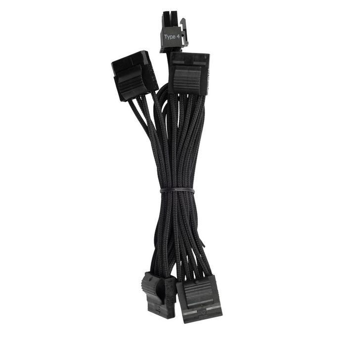 Corsair Cables PSU Pro Kit Type 4 Gen 4 - Black para PC Corsair Cables PSU Pro Kit Type 4 Gen 4 - Black para PC