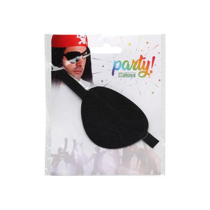 Parche Pirata Negro Carnaval Hombre Adulto 1