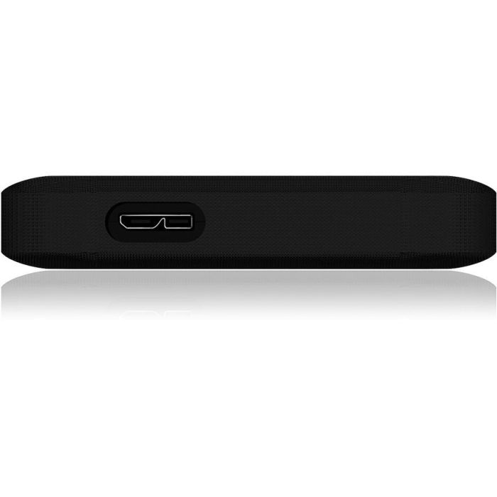 ICY BOX IB-233U3-B Carcasa Externa para Disco Duro/SSD SATA de 2.5" USB-A 3.0 con Funda de Silicona Negra 4