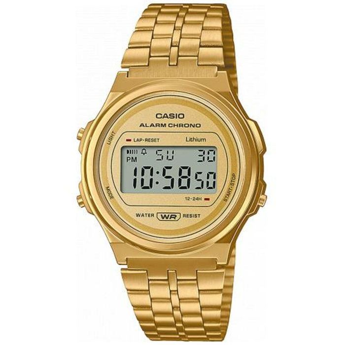 Reloj Unisex Casio A171WEG-9AEF Dorado Vintage Reloj Unisex Casio A171WEG-9AEF Dorado Vintage
