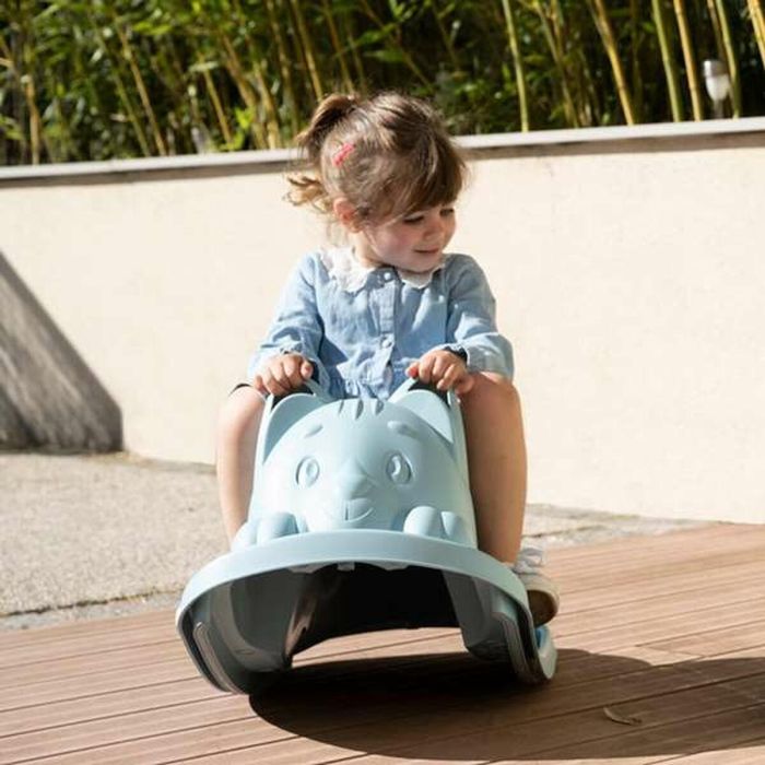 S.Life Balancín Infantil Gato Azul de Plástico para Niños a partir de 2 años 3 S.Life Balancín Infantil Gato Azul de Plástico para Niños a partir de 2 años 3