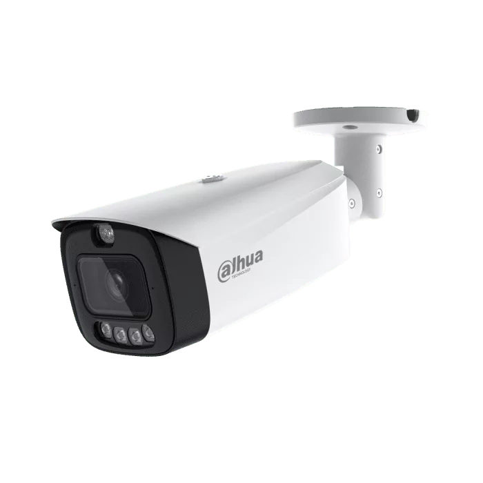 (Dh-Ipc-Hfw3449T1P-As-Pv-0280B-Pro) Dahua Camara Ip Wizcolor Bullet Wizsense Serie 3 4Mp con Inteligencia Artificial, Soporta Microsd 256Gb Tioc Pro Alarma In/Out, Acupick, Smd 4.0, 12 Vdc/Poe, Ip67, 2.8Mm 1