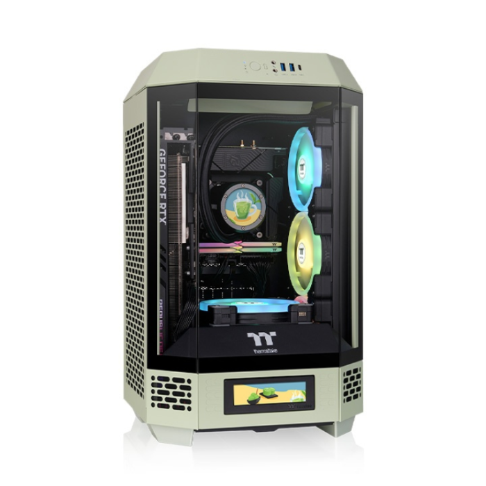 Thermaltake The Tower 250 Matcha Green Mini Tower Verde Thermaltake The Tower 250 Matcha Green Mini Tower Verde