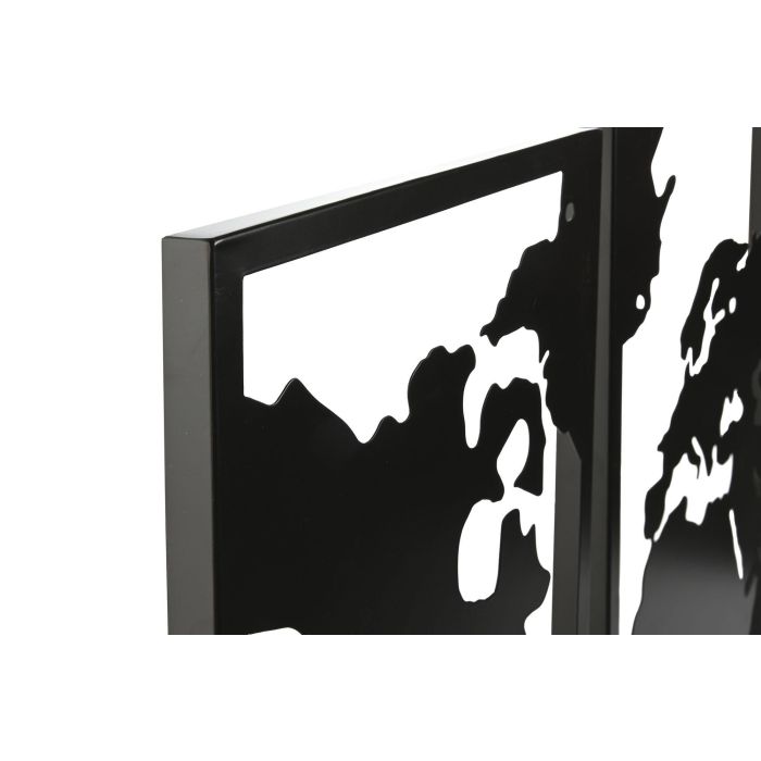 DKD Home Decor Decoracion Pared Vintage Negro Metal Set de 3 (2 Unidades) 2 x 60 x 90 cm 1