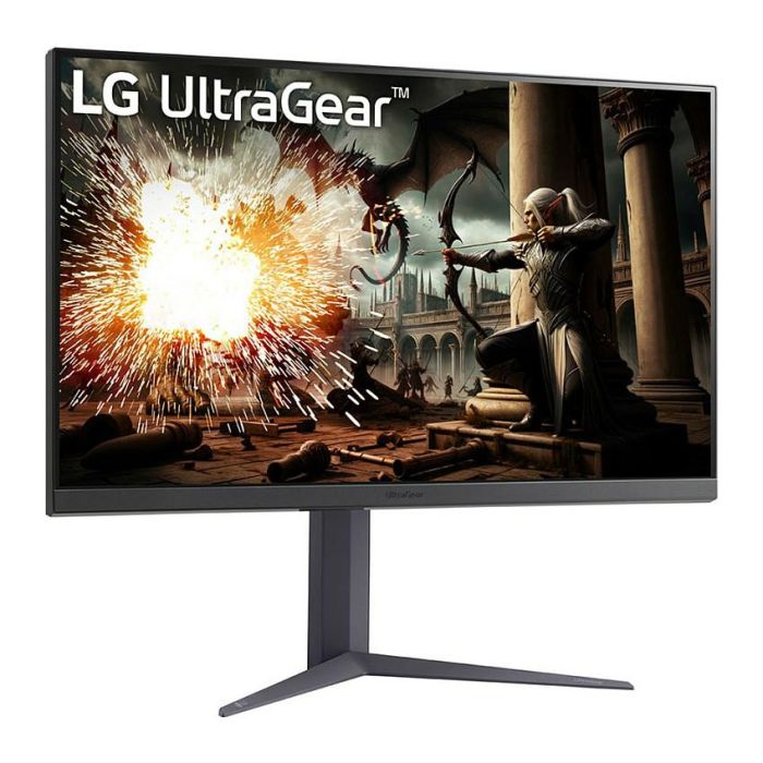 LG Monitor Gaming UltraGear 32" QHD IPS 180Hz 1ms, G-SYNC Compatible y AMD FreeSync, HDR400, Pantalla Sin Marco, Modelo 32GS75Q-B, Negro