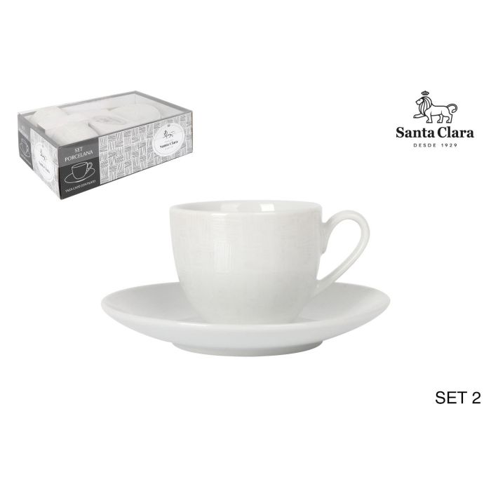 Set 2 Tazas Expresso 90 cc con Plato - Inde (6 Cajas) Set 2 Tazas Expresso 90 cc con Plato - Inde (6 Cajas)