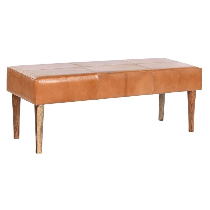 Banqueta DKD Home Decor Camel Madera 122 x 41 x 46 cm Banqueta DKD Home Decor Camel Madera 122 x 41 x 46 cm