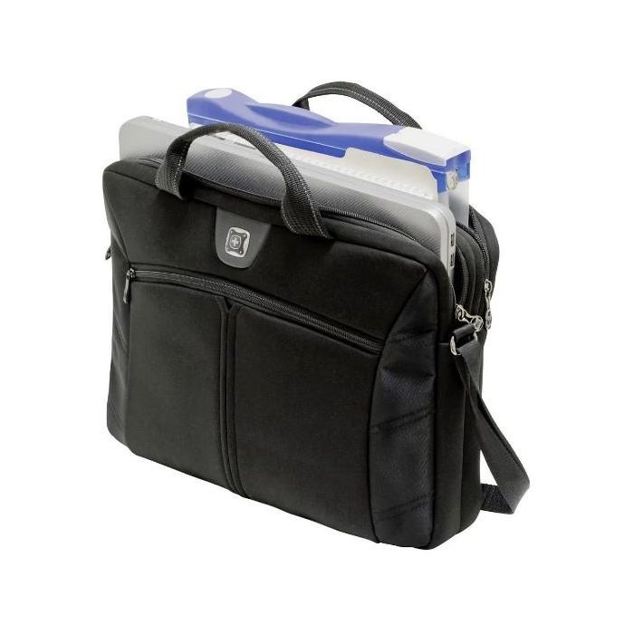 Wenger Sherpa - Bandolera para portátil y tablet de 14.1-16 pulgadas, neopreno/poliéster, color negro 1