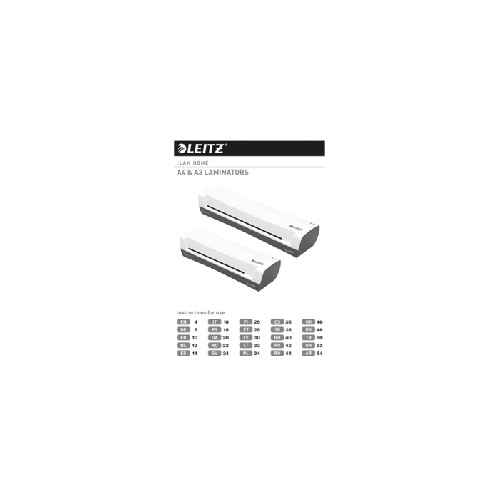 Leitz iLAM Home Din A3 hasta 125 mc Plastificadora 8