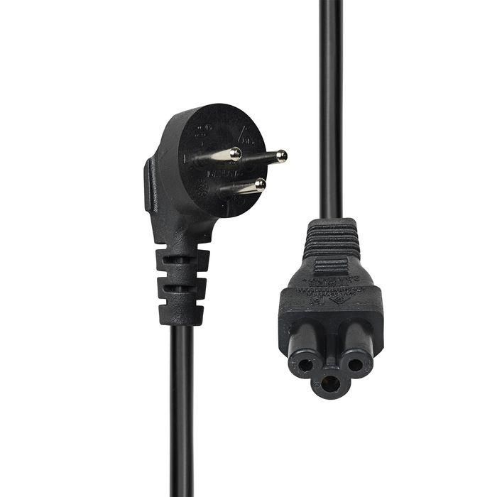 ProXtend Power Cord Israel to C5 2M Black 1 ProXtend Power Cord Israel to C5 2M Black 1