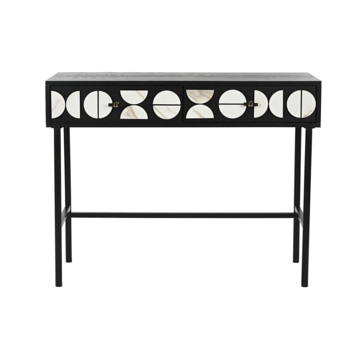 Consola Neoclasico DKD Home Decor Negro Blanco 40 x 77 x 100 cm 1