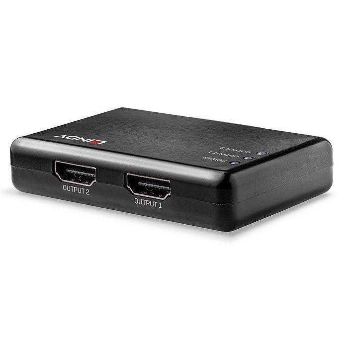 Lindy 2 Port HDMI 10.2G Splitter, Compact 4 Lindy 2 Port HDMI 10.2G Splitter, Compact 4