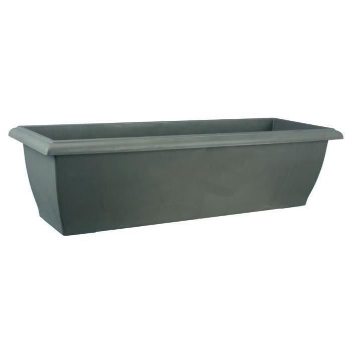 RIVIERA Jardiniere Grande Evolution 84cm - Capacidad 22l - Gris RIVIERA Jardiniere Grande Evolution 84cm - Capacidad 22l - Gris