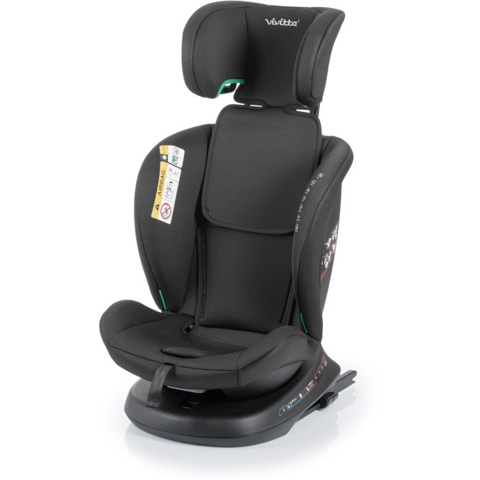 Silla de coche - BABYAUTO - Sigma IFix Vivitta - Grupo 0/1/2/3 - 40/150 cm - Isofix + Top Tether - Giratoria 360° - Reclinable - Negro 3 Silla de coche - BABYAUTO - Sigma IFix Vivitta - Grupo 0/1/2/3 - 40/150 cm - Isofix + Top Tether - Giratoria 360° - Reclinable - Negro 3