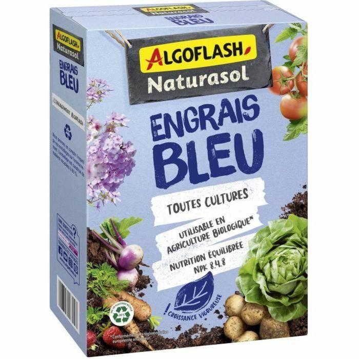 Abono Azul - Algoflash Naturasol - 100% Natural - 1,5 kg