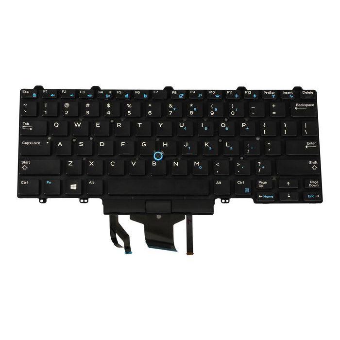 Dell Keyboard, English-US, 82 Keys, Backlit, M14ISFBP