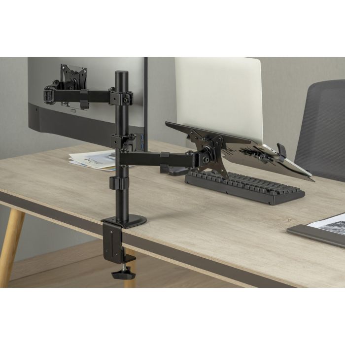 Monitorhalter mit Notebookhalterung (17-32") / Notebook-Halter 9KG schwarz DA-90436 2
