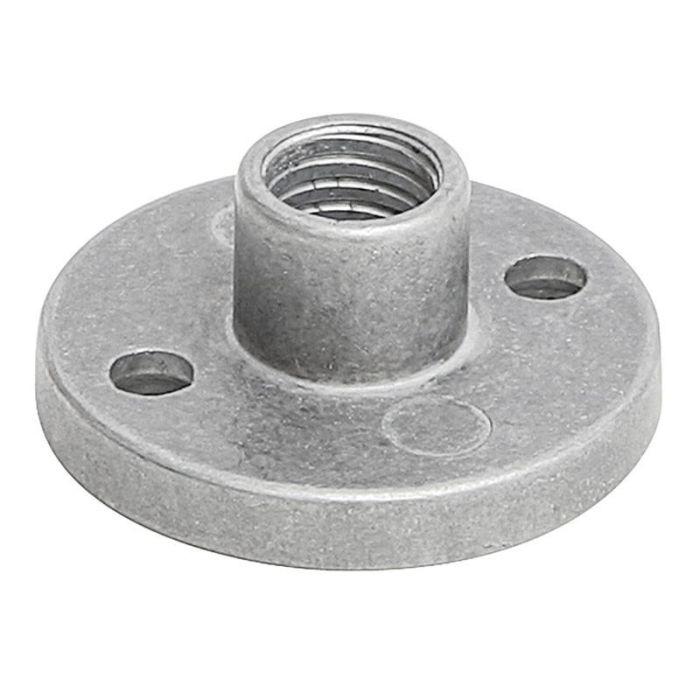Q&Q Placa Zmk Ø35 M10 con Cuello sin Baño para Pata