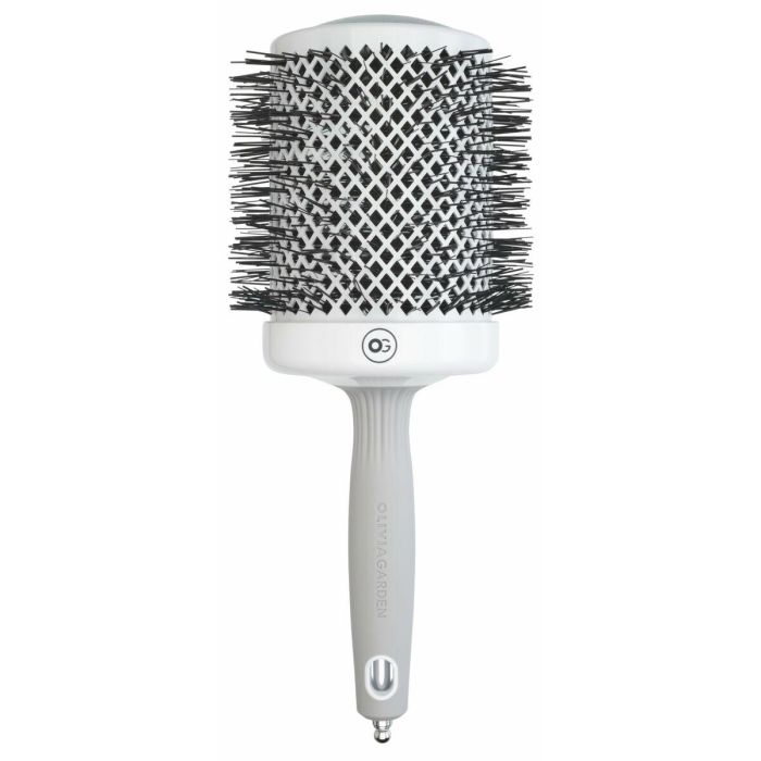Olivia Garden Cepillo EXPERT Blowout SHINE White&Grey #80 mm - Tecnología iónica, cerámica y turmalina para cabello brillante 7 Olivia Garden Cepillo EXPERT Blowout SHINE White&Grey #80 mm - Tecnología iónica, cerámica y turmalina para cabello brillante 7