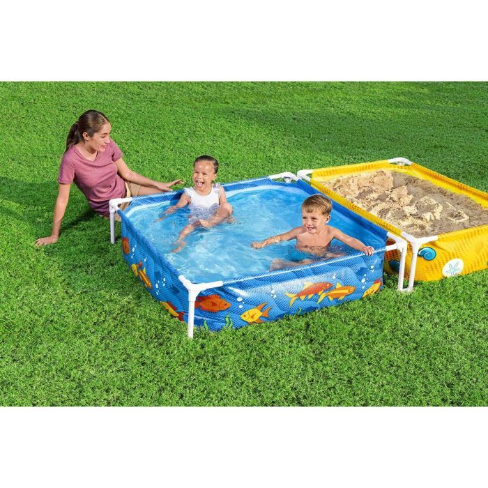 Bestway Piscina Rigida Infantil Con Arenero 213x122x30,5 cm +2 años Jardin 00561 3 Bestway Piscina Rigida Infantil Con Arenero 213x122x30,5 cm +2 años Jardin 00561 3