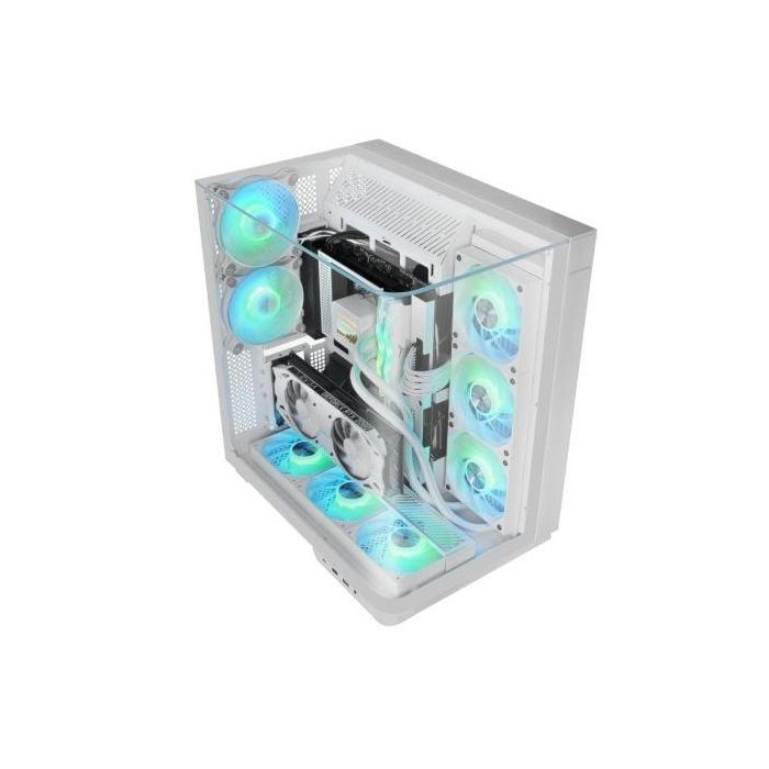Mars Gaming MCINFINIOW Caja Torre Gaming Blanca con Cristal Templado Curvo Panorámico, 2 Ventiladores ARGB y USB-C. Compatible ATX. 0 Mars Gaming MCINFINIOW Caja Torre Gaming Blanca con Cristal Templado Curvo Panorámico, 2 Ventiladores ARGB y USB-C. Compatible ATX. 0
