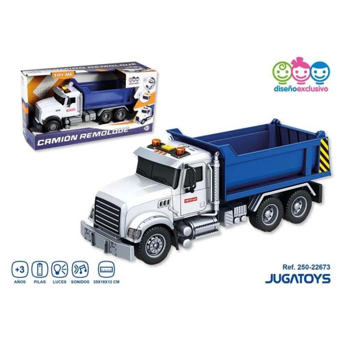 Camion volquete con luces y sonidos 35x18x12cm 1 Camion volquete con luces y sonidos 35x18x12cm 1