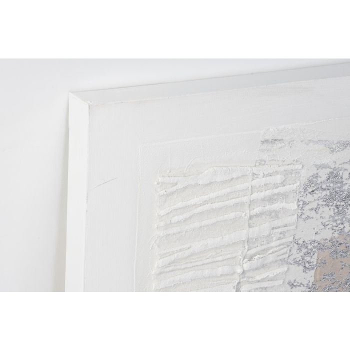 DKD Home Decor Cuadro Abstracto Gris Marrón Lienzo Pino 3.7 x 100 x 80 cm (2 Unidades) 1