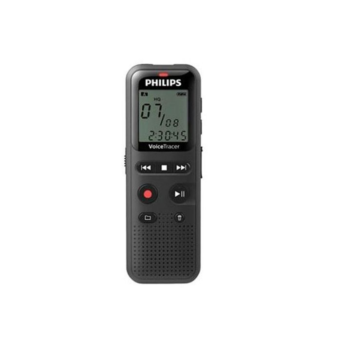 Grabadora de Voz Philips VoiceTracer DVT1160/ 8kHz/ Negro Grabadora de Voz Philips VoiceTracer DVT1160/ 8kHz/ Negro
