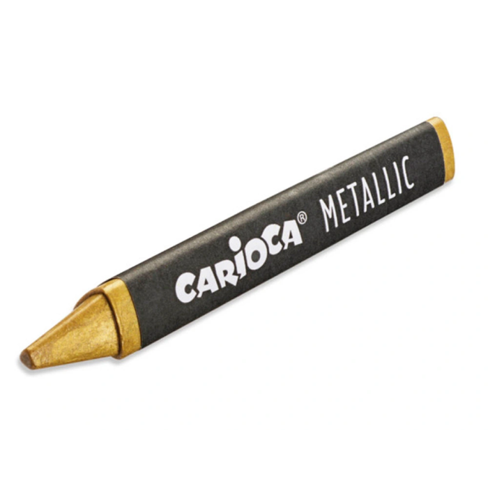 Carioca Lápices de Cera Metallic Triangular Caja de 8 Unidades Colores Surtidos 3