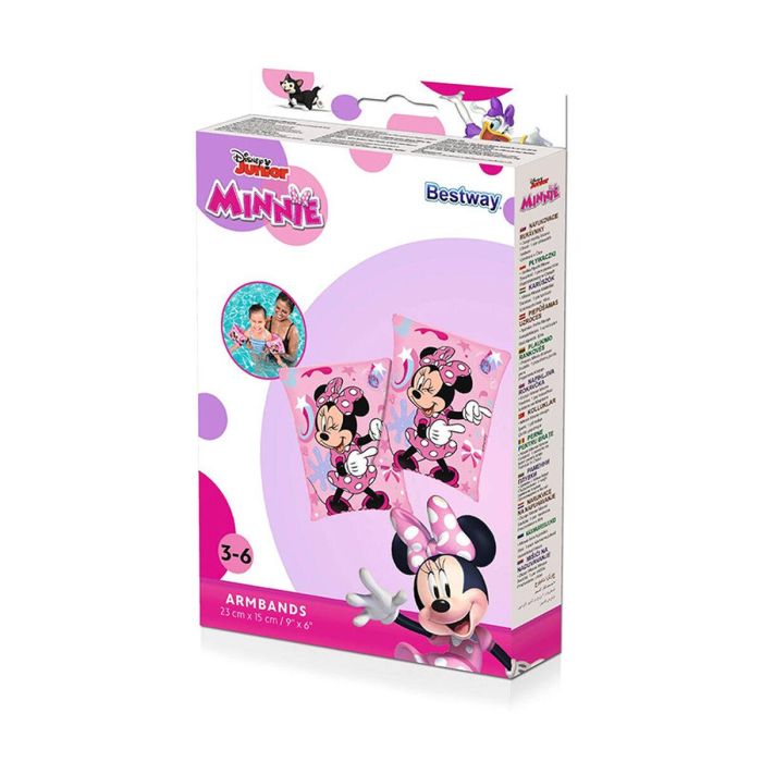 Bestway Manguitos Hinchables Disney Minnie 23x15 cm +3 a 6 Años Playa y Piscina 91038 2