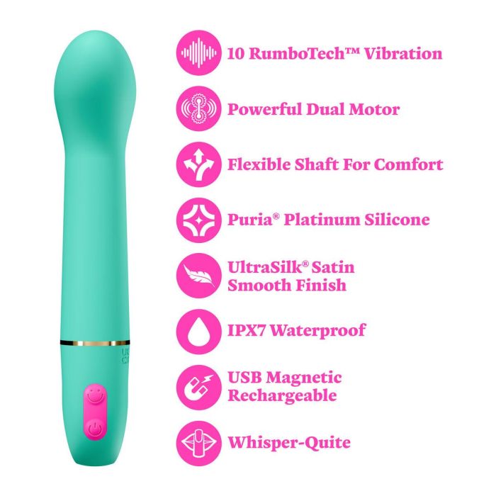 Vibrador Blush Aria Azul 6