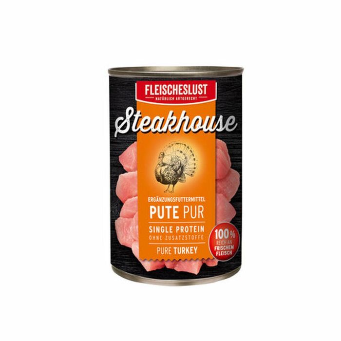 Comida húmeda Fleischeslust Pure 400 gr Pavo 5
