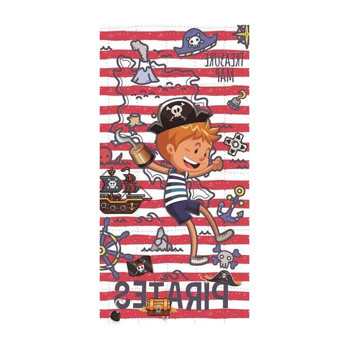 Secaneta Toalla Microfibra Estampada Kidmap 75x150 cm