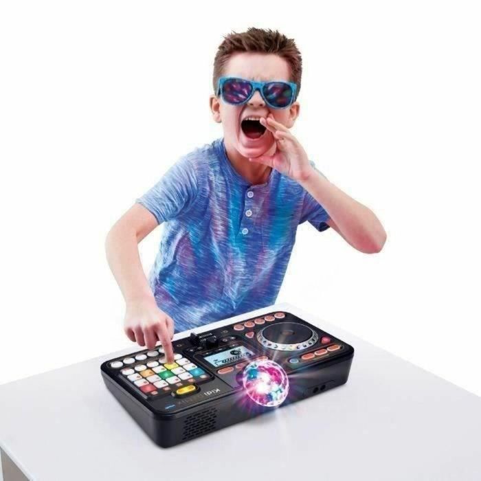 Vtech Mesa de mezclas Kidi DJ Mix para niños con luces, sonidos y disco scratch para grabar mezclas. 6-12 años. 23,5x36,5x9,2 cm 3 Vtech Mesa de mezclas Kidi DJ Mix para niños con luces, sonidos y disco scratch para grabar mezclas. 6-12 años. 23,5x36,5x9,2 cm 3