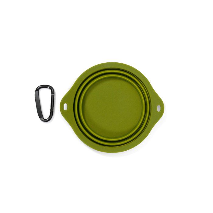Gloria Comedero Plegable de Silicona de 550 mL Verde con Mosquetón. Perfecto para Mascotas en Viajes y Excursiones. 6 Gloria Comedero Plegable de Silicona de 550 mL Verde con Mosquetón. Perfecto para Mascotas en Viajes y Excursiones. 6