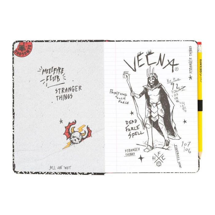 Cuaderno A5 premium Stranger Things 2