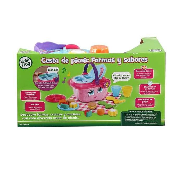 Leap Frog Cesta De Picnic 80-603622 Juguete Educativo Interactiva para Aprender Formas y Colores con 15 Accesorios para Bebés +12 Meses 1 Leap Frog Cesta De Picnic 80-603622 Juguete Educativo Interactiva para Aprender Formas y Colores con 15 Accesorios para Bebés +12 Meses 1
