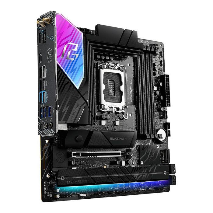 ASRock B860M Lightning WiFi Placa Base Intel LGA 1851 mATX DDR5 HDMI/DP/USB-C Wi-Fi 6E Bluetooth 5.3 3 ASRock B860M Lightning WiFi Placa Base Intel LGA 1851 mATX DDR5 HDMI/DP/USB-C Wi-Fi 6E Bluetooth 5.3 3