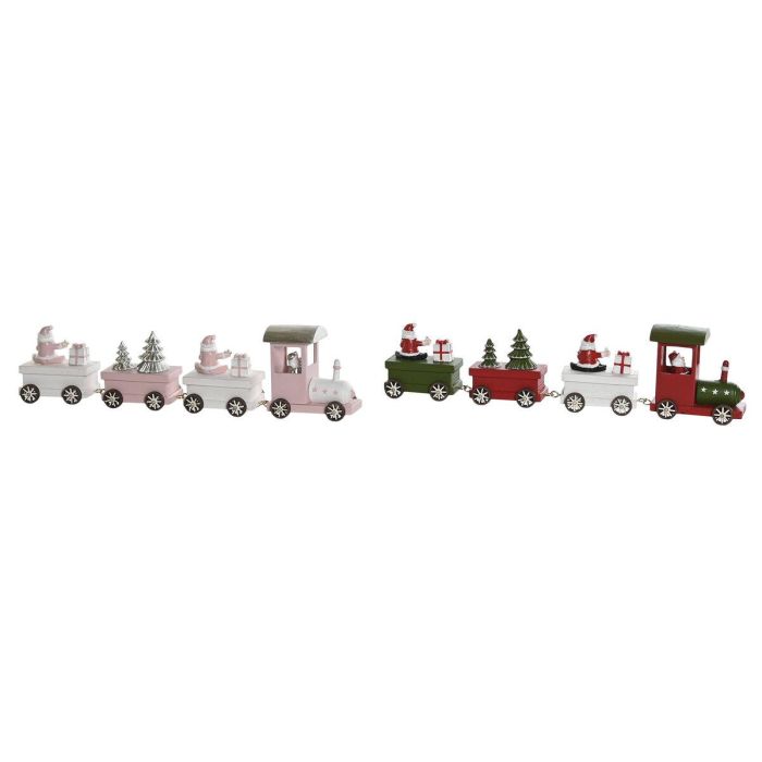 Tren Navidad Tradicional DKD Home Decor Verde Rojo 5 x 8.8 x 35.5 cm (2 Unidades) 1 Tren Navidad Tradicional DKD Home Decor Verde Rojo 5 x 8.8 x 35.5 cm (2 Unidades) 1
