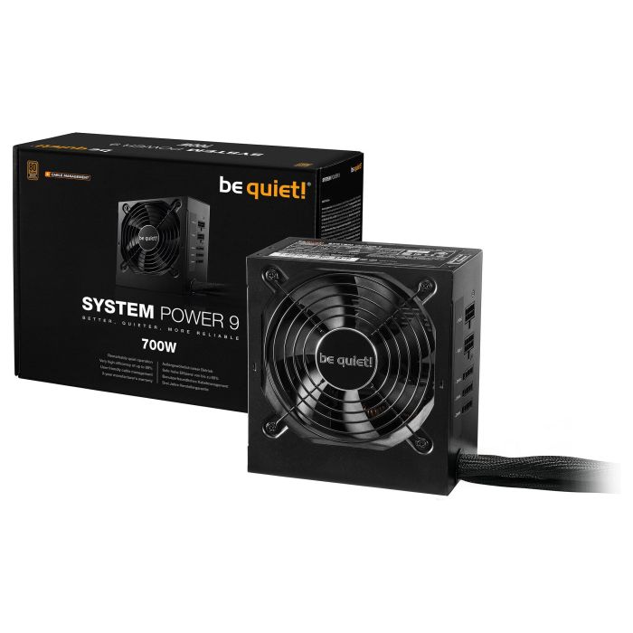 Be Quiet! System Power 9 CM Fuente de Alimentación 700W 80 PLUS Bronze Semimodular ATX 2