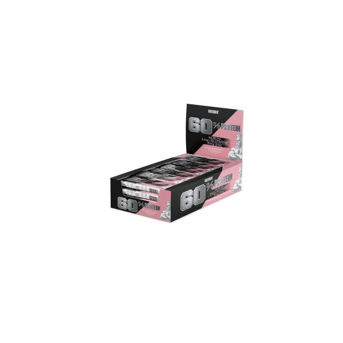Weider Protein 60 Barritas Fresa-Yogur 24Uds.