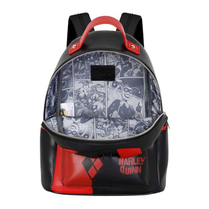 DC Comics Harley Quinn Mochila Urbana Heady Jacket Negro 3 DC Comics Harley Quinn Mochila Urbana Heady Jacket Negro 3