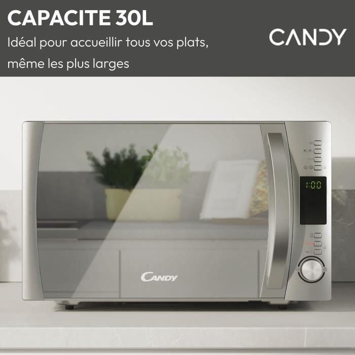 CBWM30DS Microondas Grill - 30L -MO 900W - Plato giratorio 31,5cm Función Silencio - Función Express EcoCooking - Puerta espejo 1 CBWM30DS Microondas Grill - 30L -MO 900W - Plato giratorio 31,5cm Función Silencio - Función Express EcoCooking - Puerta espejo 1
