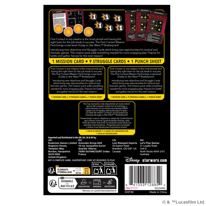 Star Wars Shatterpoint: First Contact Mission Pack 1