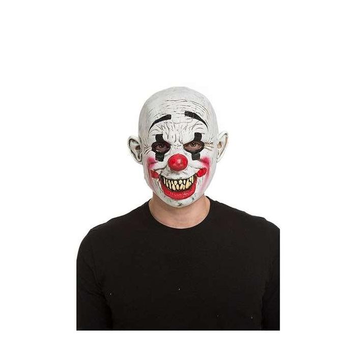 My Other Me Máscara de Payaso sin Pelo de Látex, Talla Única para Disfraz de Halloween, Carnaval o Fiestas, Edad Mínima 36 Meses 0 My Other Me Máscara de Payaso sin Pelo de Látex, Talla Única para Disfraz de Halloween, Carnaval o Fiestas, Edad Mínima 36 Meses 0
