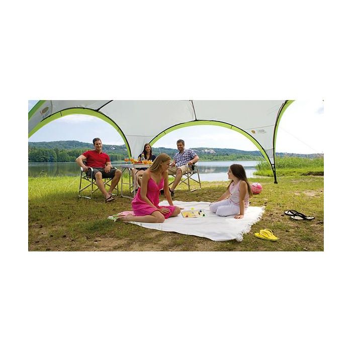 Coleman Pavillon Event Shelter Pro M 3M Ref 2000025508 | Pabellón de Eventos Verde y Gris Acero Poliéster 9m² Impermeable 1