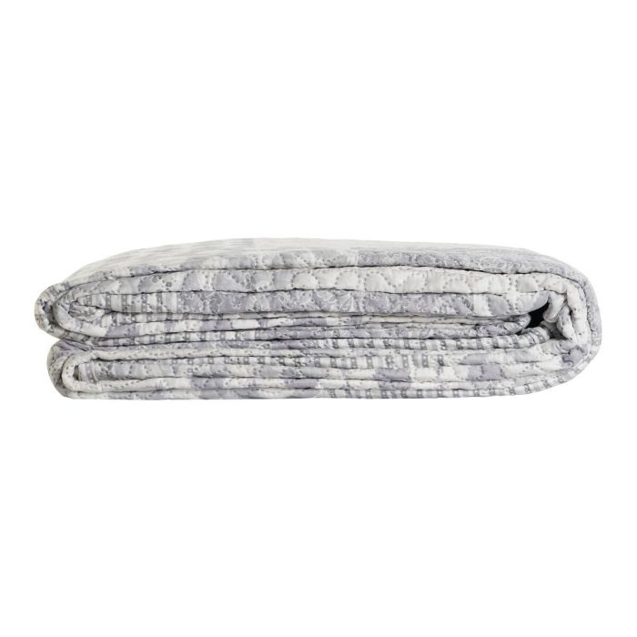 Colcha Cottage DKD Home Decor Beige Gris 270 x 1 x 270 cm 5 Colcha Cottage DKD Home Decor Beige Gris 270 x 1 x 270 cm 5